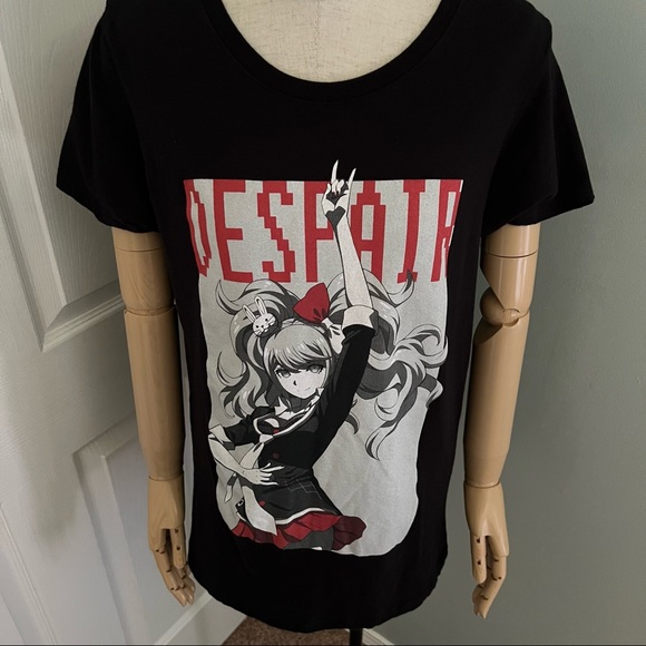 Dangan Ronpa 3 Anime Dispair Black T Shirt Size XL - Picture 8 of 11